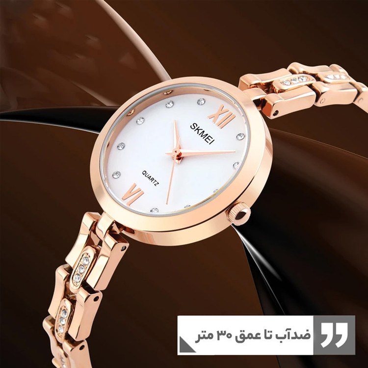 ساعت مچی عقربه ای زنانه اسکمی مدل 1225RG-NP