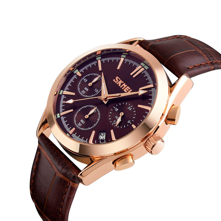 ساعت مچی عقربه ای اسکمی مدل 9127g کد 01 chrono