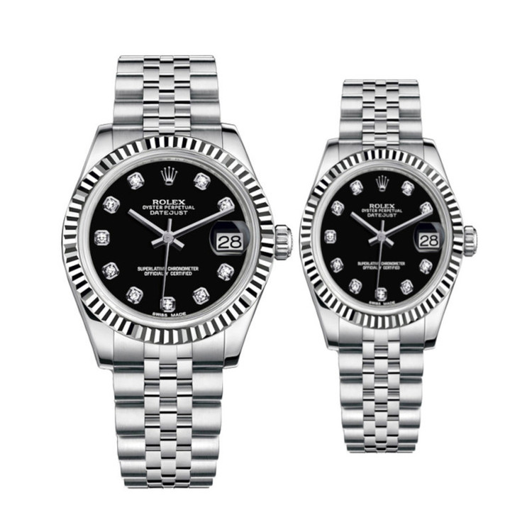 ست ساعت مچی عقربه ای زنانه و مردانه مدل datejust