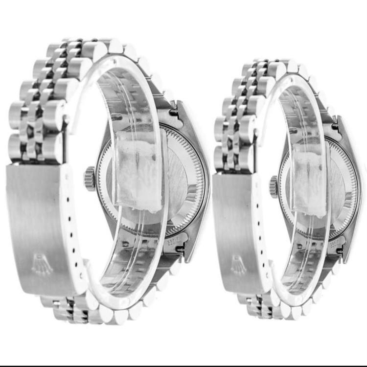ست ساعت مچی عقربه ای زنانه و مردانه مدل DATE JUST S.S