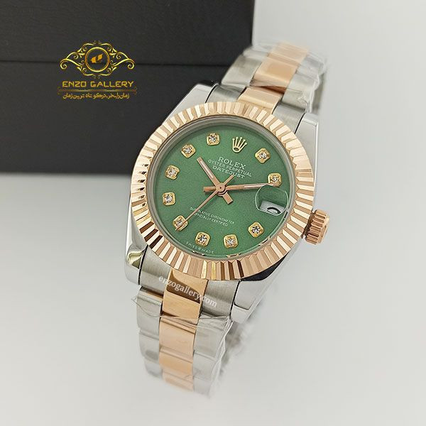 ساعت مچی عقربه ای زنانه مدل دیت جاست کد SAF8360