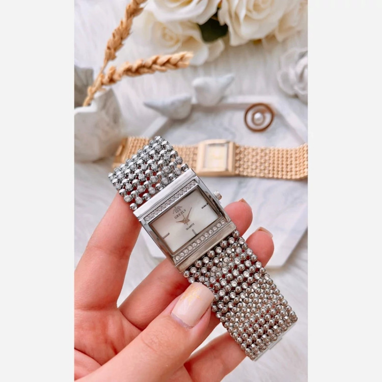 ساعت مچی زنانه REALY jewellery تیفانی مکعبی مجلسی خاص طرح تیفانی