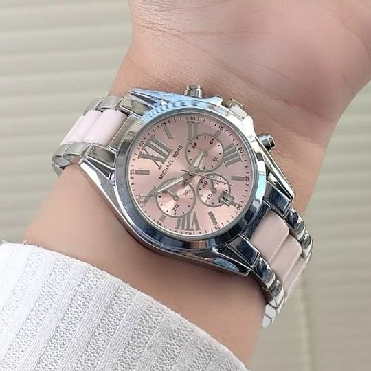 ساعت مچی دخترانه زنانه مایکل کورس michael kors صورتی