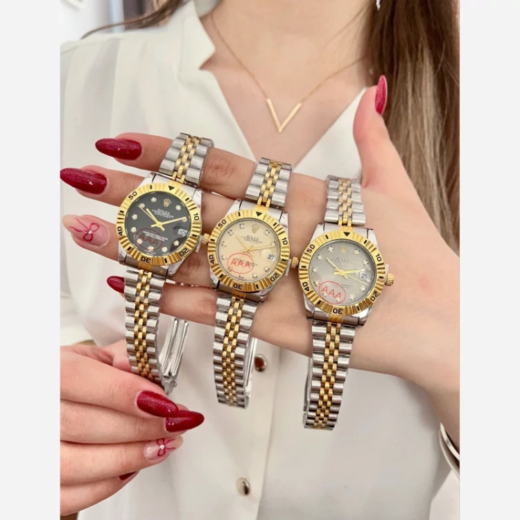 ساعت رولکس Rolex دیت جاست زنانه با کیفیت بالا