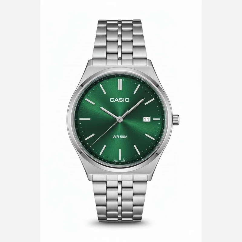ساعت مچی مردانه کاسیو وینتیج Casio کلاسیک صفحه سبز