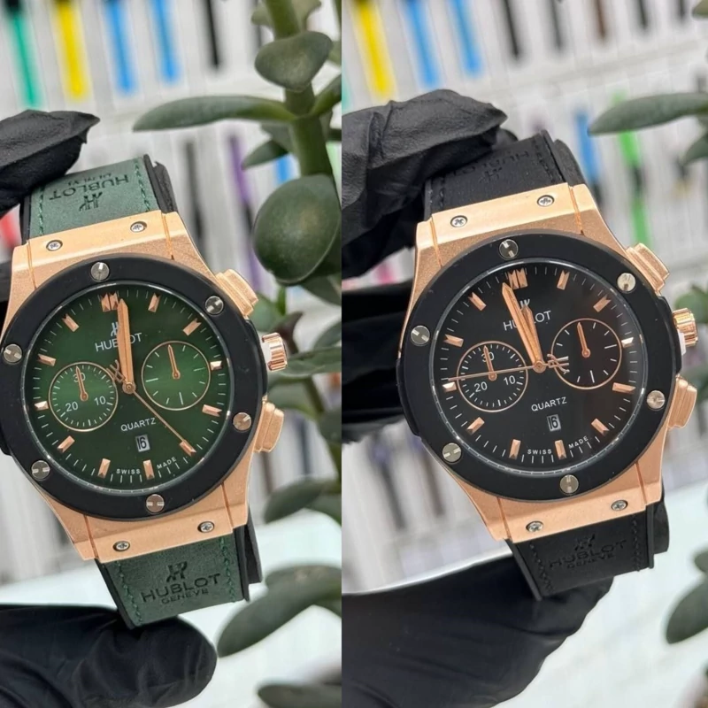 ساعت مچی مردانه هابلوت hublot طرح 3 موتوره