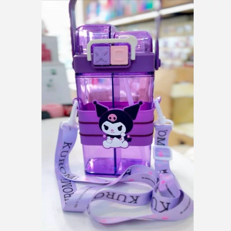 قمقمه دو مخزنه کرومی رنگ بنفش