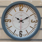 ساعت دیواری آرام گرد دارای رنگ بندی سایز 37 سانت کد 3