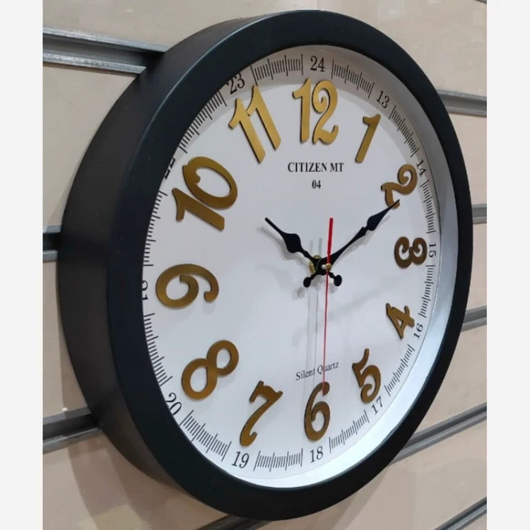 ساعت دیواری بی صدا آرام گرد سایز 37 کد 4