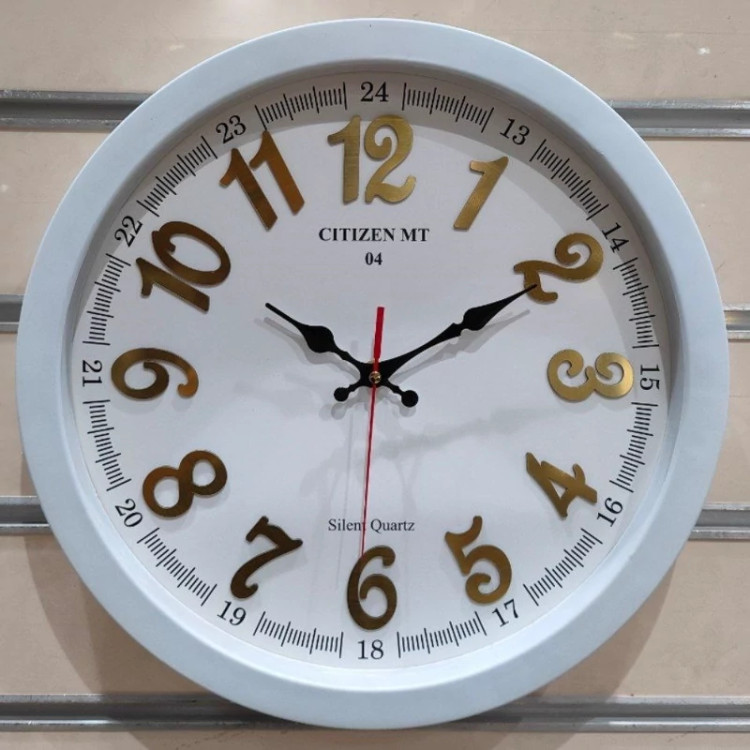ساعت دیواری بی صدا آرام گرد سایز 37 کد 4