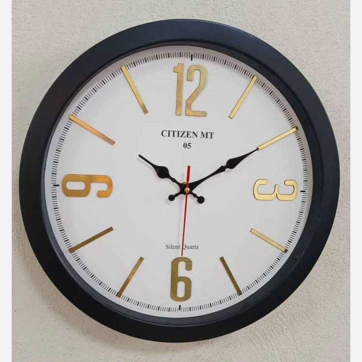 ساعت دیواری روان گرد با رنگ بندی سایز 37 کد 5