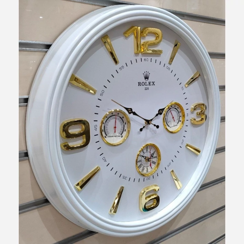 ساعت دیواری 60 سانت دارای دماسنج و رطوبت سنج