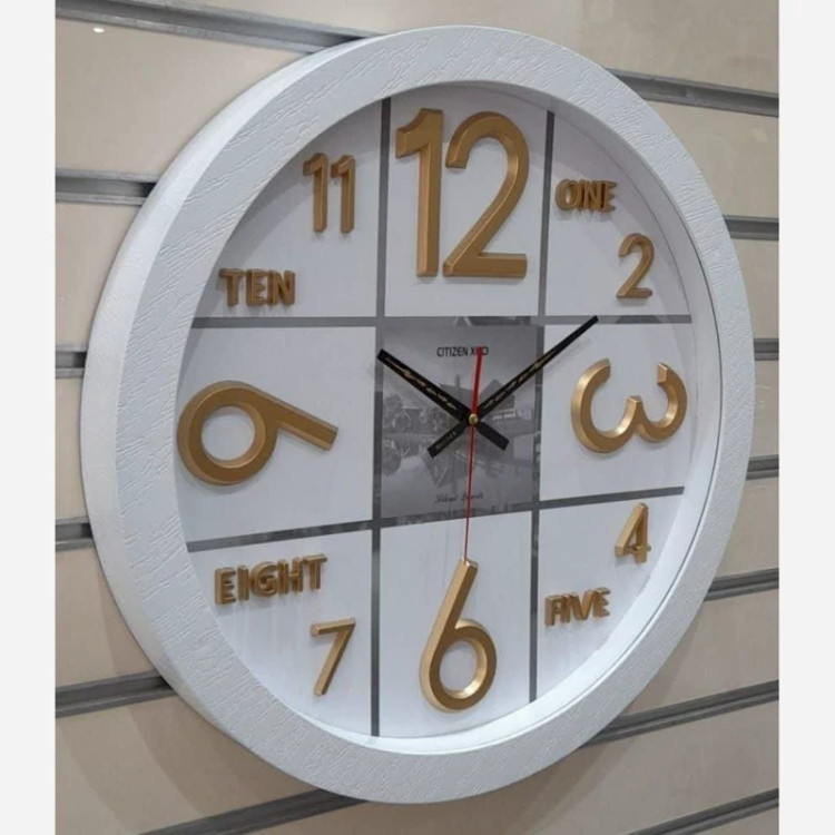 ساعت دیواری 60 سانت بی صدا و آرام گرد سیتیزن X60