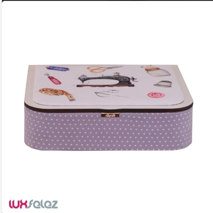 جا نخ و سوزن هایلو مدل نانسی طرح چرخ خیاطی