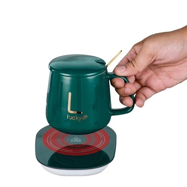 ماگ حرارتی لاکی به همراه صفحه گرمکن برقی هیتر دار برقی اصل Lucky