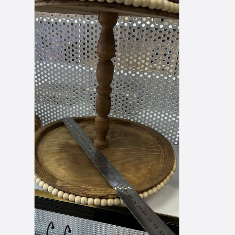شیرینی خوری دو طبقه چوبی مهره دار