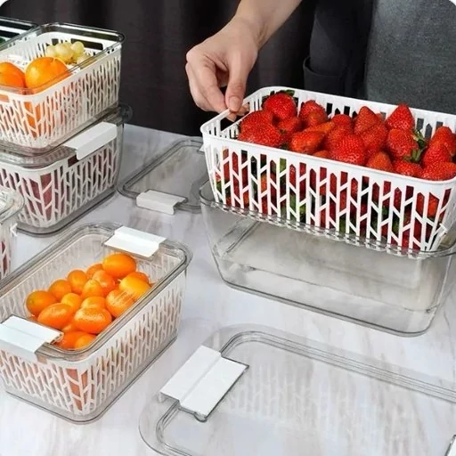 ست باکس میوه و سبزیجات نیکا بسته 3 عددی هوم کت