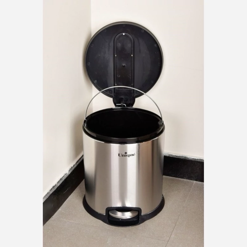 سطل زباله استیل یونیک مدل 2450 سایز14 لیتری