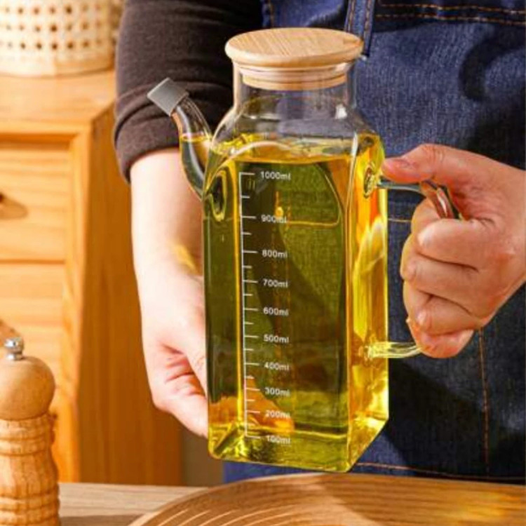 روغن ریز پیرکس مربع درب بامبو 1000 میل