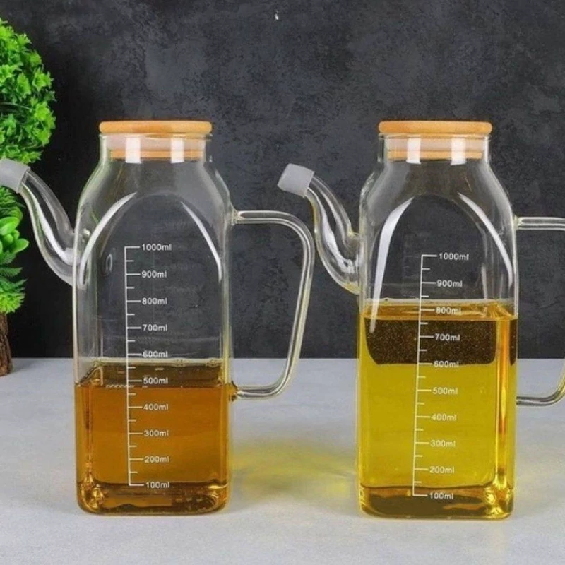 روغن ریز پیرکس مربع درب بامبو 1000 میل