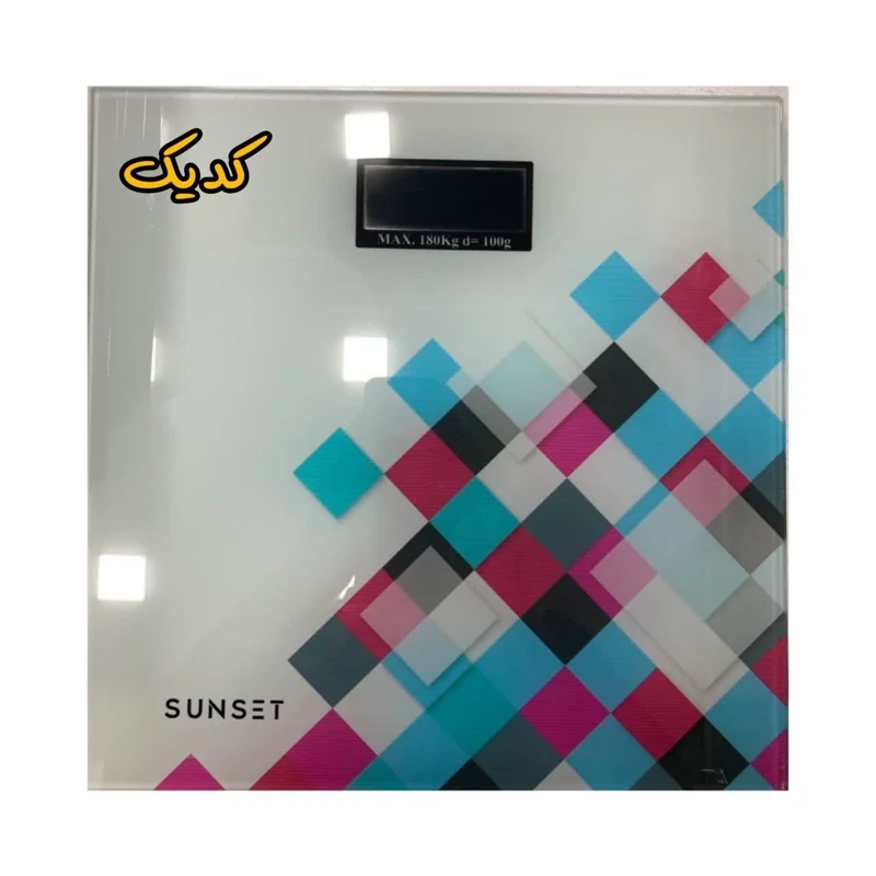 ترازو وزن کشی طرح دار متنوع سان ست SUNSETبا کیفیت بالا (گارانتی تعویض یکساله ) قسطی