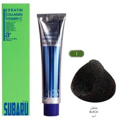 رنگ مو سوبارو شماره 1 رنگ مشکی