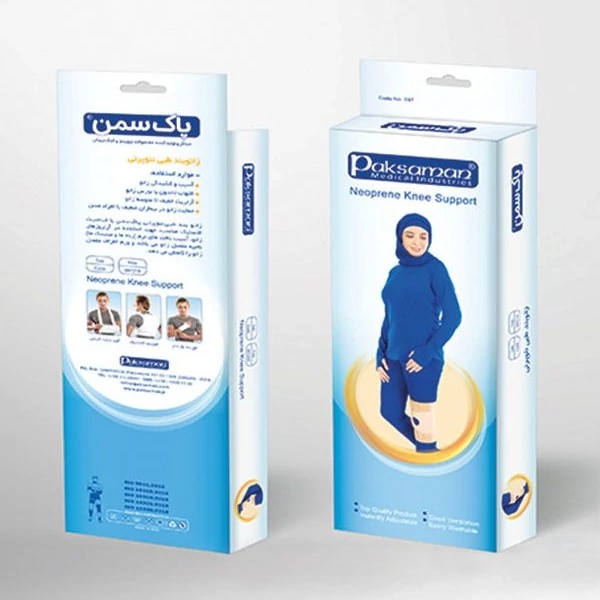 زانوبند طبی نئوپرنی ساده کرم FREE پاک سمن 097