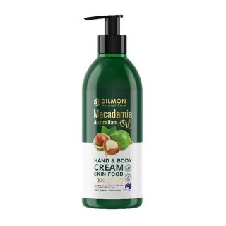 کرم مرطوب کننده دست و بدن دیلمون مدل Macadamia پمپی حجم 350 میلی لیتر