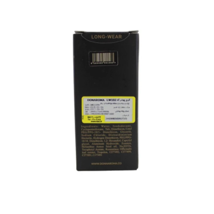 کرم پودر دوناروما مدل Long Wear شماره 102