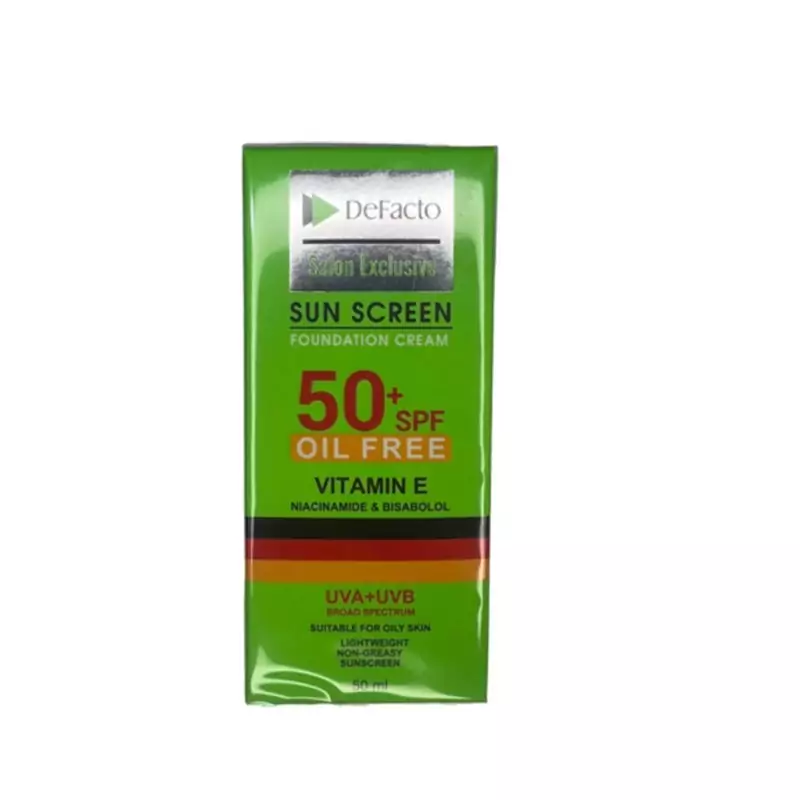 کرم ضد آفتاب دیفکتو SPF 50 (رنگی جدید) شماره 02 پوست چرب