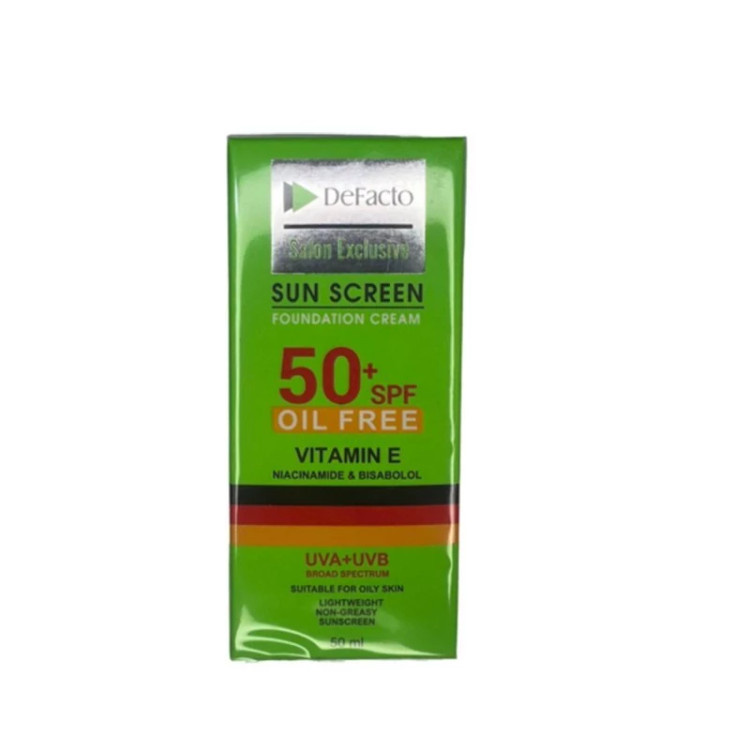 کرم ضد آفتاب دیفکتو SPF 50 (رنگی جدید ) شماره 01 پوست چرب