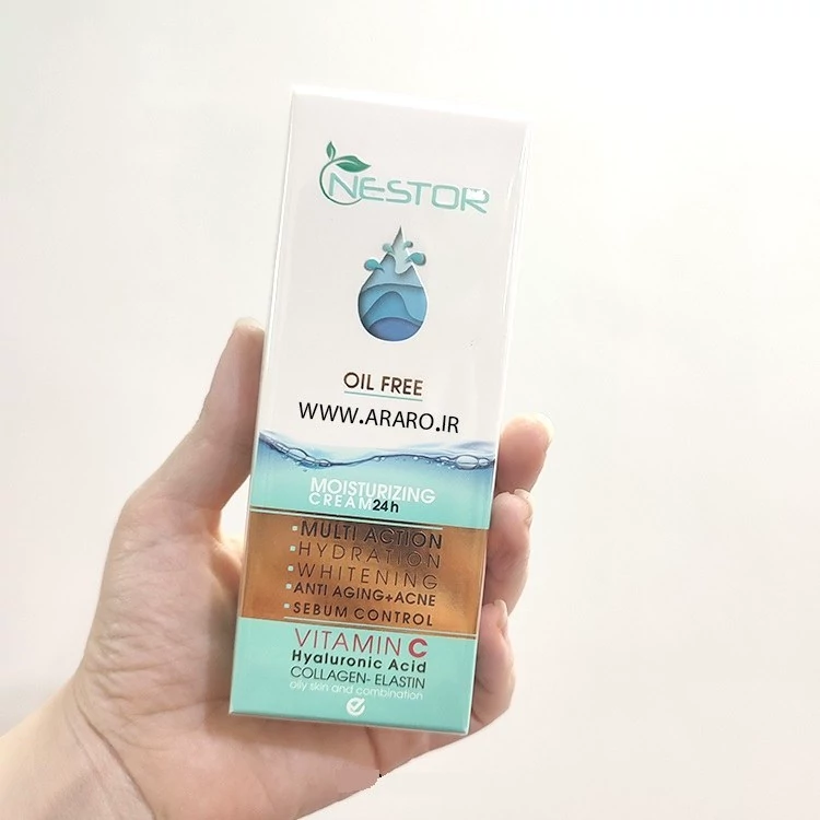کرم آبرسان نستور مدل oil free حجم 50 میلی لیتر