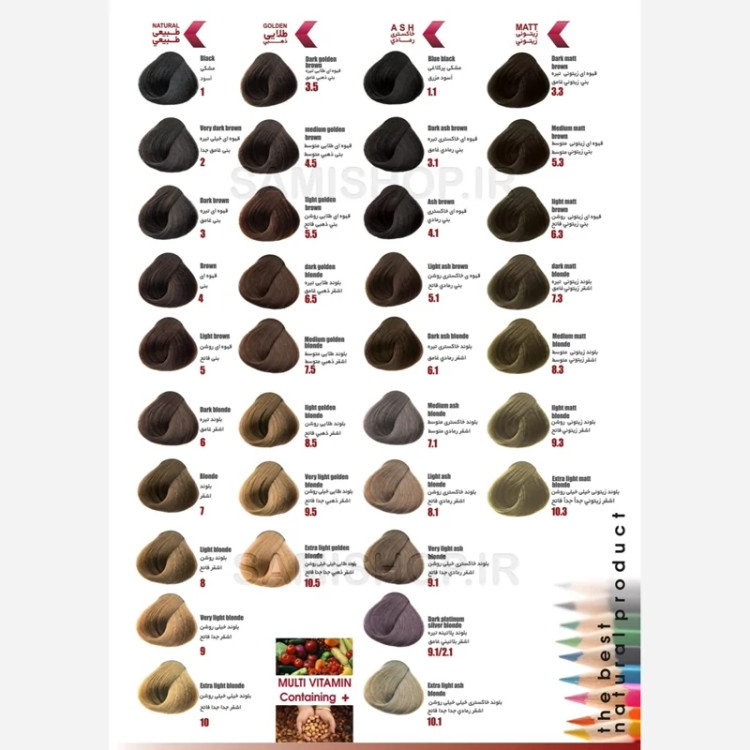 رنگ مو نیترو سری Keratine شماره 9.5 مدل بلوند طلایی خیلی روشن