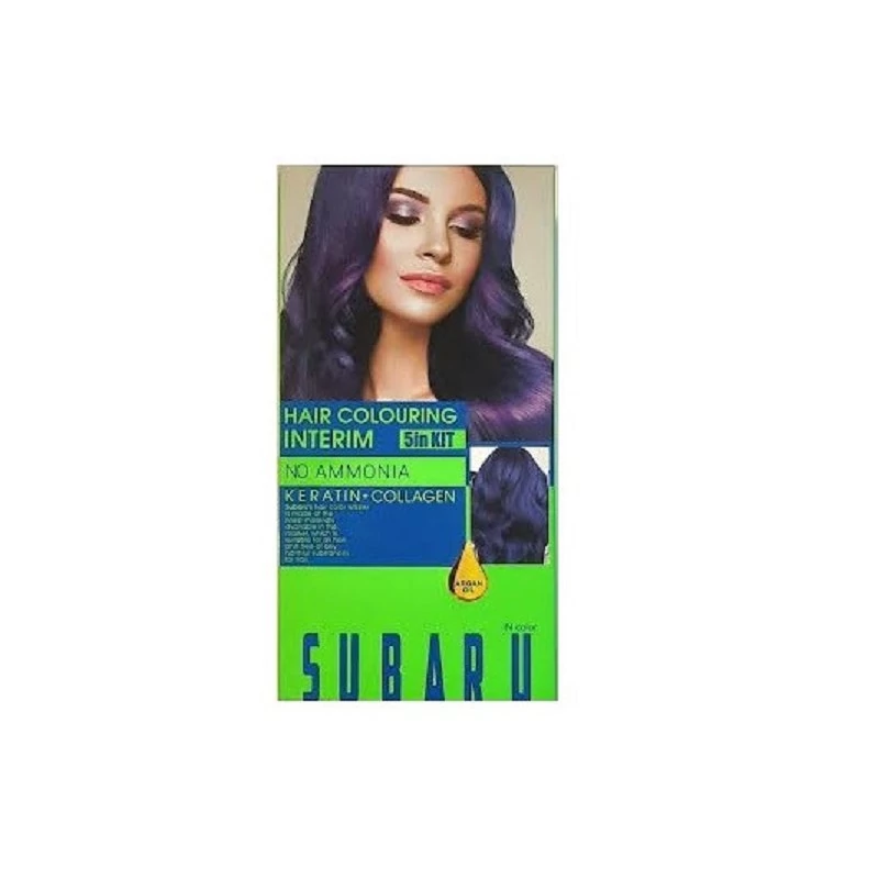 شامپو رنگساژ مو سوبارو شماره 3.1 حجم 150 میلی لیتر رنگ آبی کاربنی