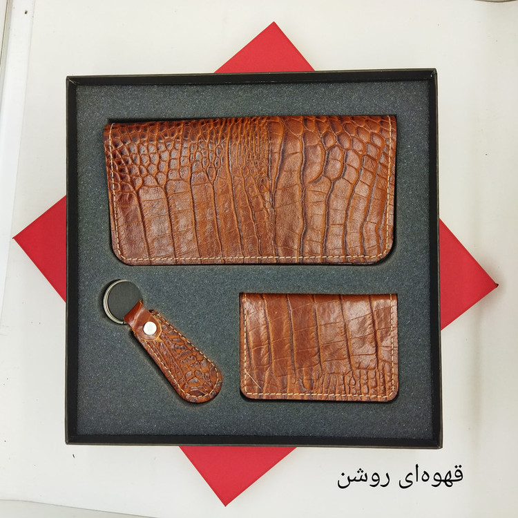 ست هدیه چرم دیاکو مدل 255coro