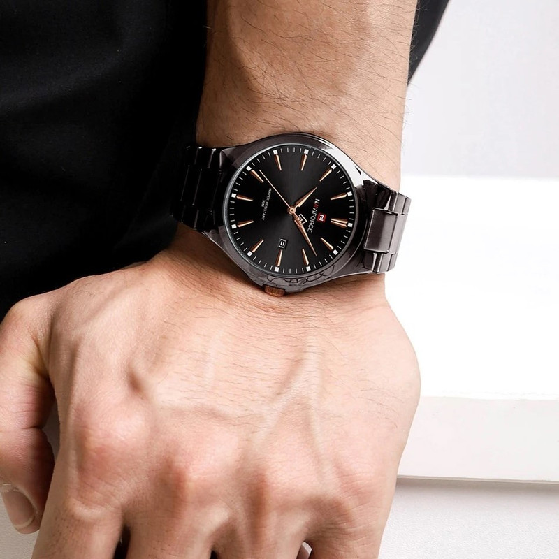 ساعت مچی عقربهای مردانه نیوی فورس مدل NF9214BB