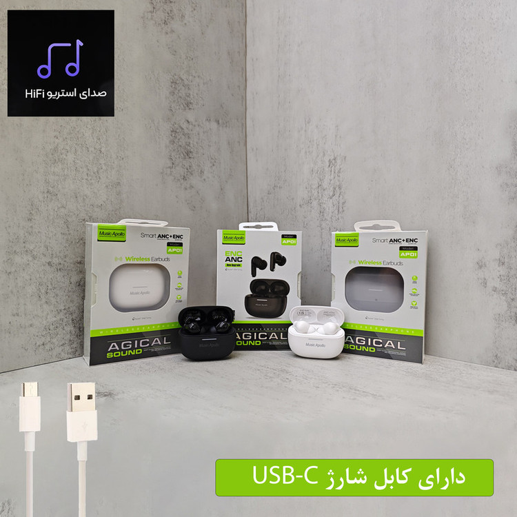 هدفون موزیک آپولو مدل APNWS01 TOUCH