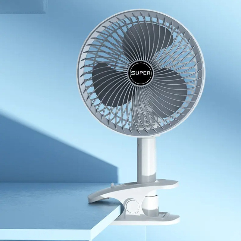 پنکه شارژی مدل Circulation Clamp Fan ظرفیت 1200 میلی آمپر ساعت