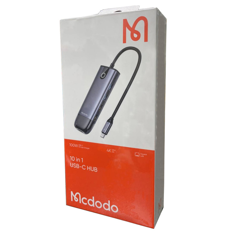 هاب 10 پورت USB-C مک دودو مدل HU-7420
