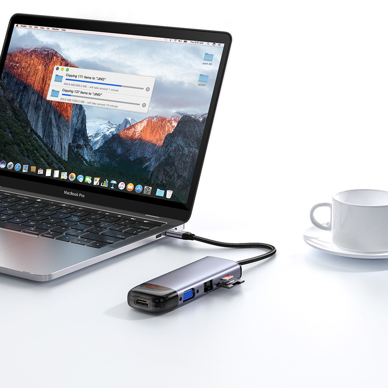 هاب 10 پورت USB-C مک دودو مدل HU-7420