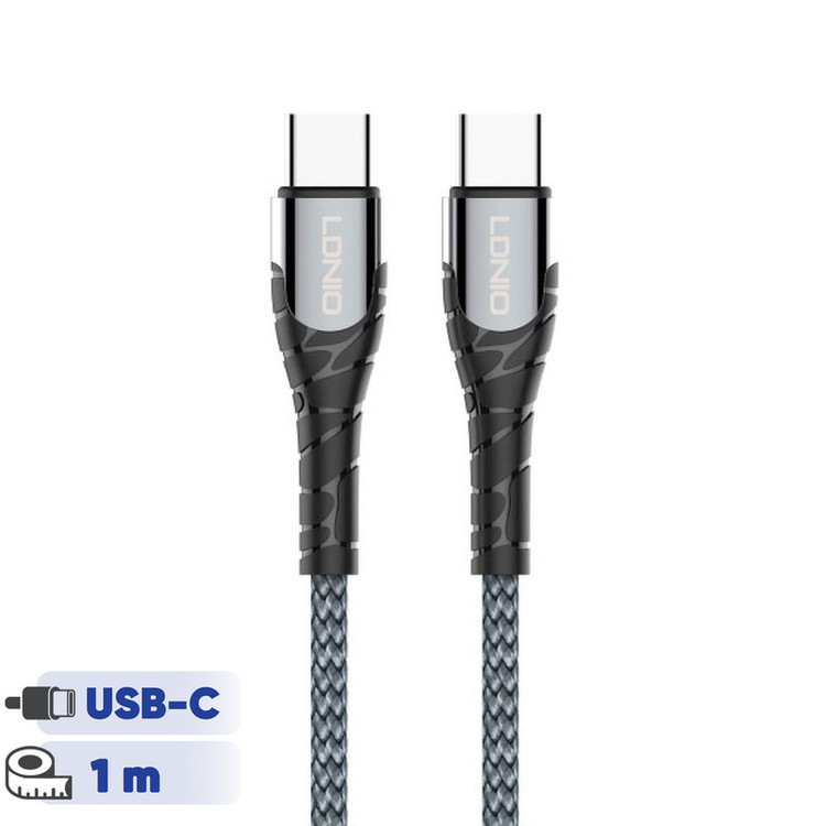 کابل USB-C الدینیو مدل LC101 طول 1 متر