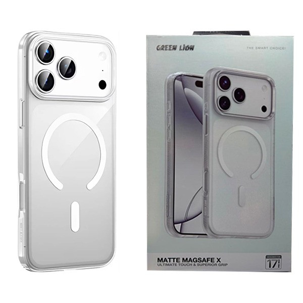 کاور گرین لاین مدل Matte Magsafe X مناسب برای گوشی موبایل اپل iPhone 17 Pro Max