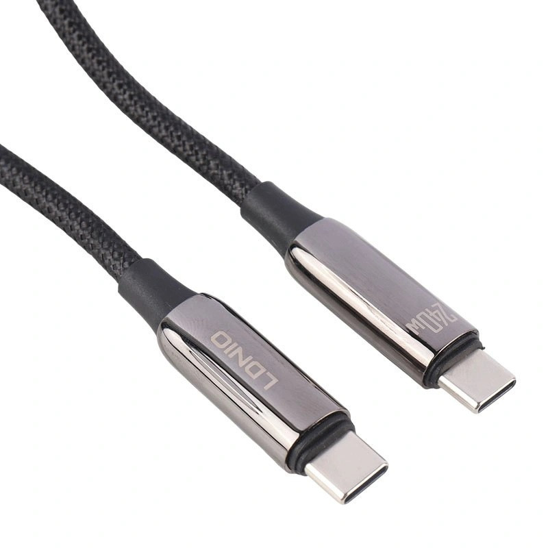 کابل تبدیل USB-C به USB-C الدینیو مدل LC921C 240W طول 1 متر