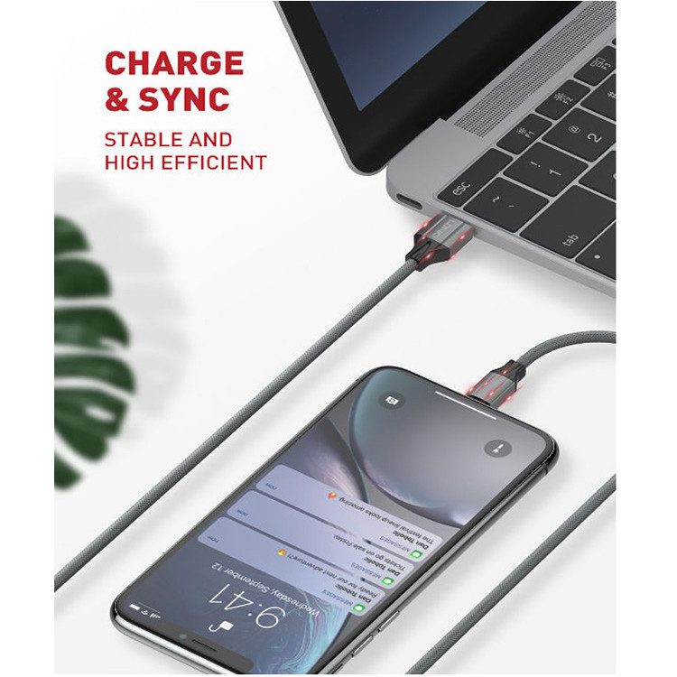 کابل تبدیل USB به لایتنینگ الدینیو مدل LS441 01pr طول 1 متر