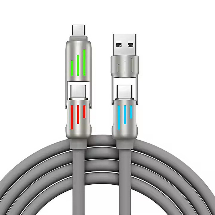 کابل تبدیل USB/USB-C به لایتنینگ/USB-C تسکو مدل GCA 60 W طول 2 متر