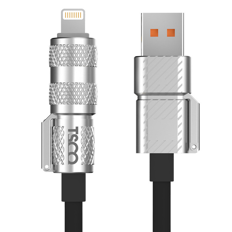 کابل تبدیل USB/USB-C به لایتنینگ/USB-C تسکو مدل GCA 240W طول 1.2 متر