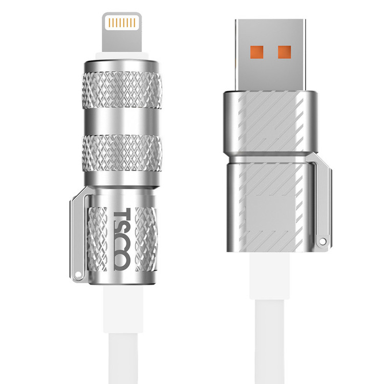 کابل تبدیل USB/USB-C به لایتنینگ/USB-C تسکو مدل GCA 240W طول 1.2 متر
