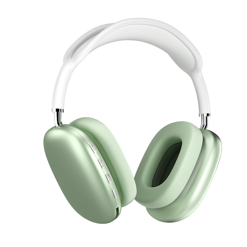 هدفون بلوتوثی مدل Airpods Max P9 بدون نویز کنسلینگ، درگاه شارژ USB Type-C، دارای میکروفون با کیفیت 105 دسیبل، مقاوم در برابر رطوبت و عرق