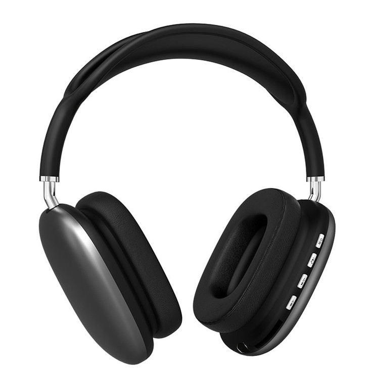 هدفون بلوتوثی مدل Airpods Max P9 بدون نویز کنسلینگ، درگاه شارژ USB Type-C، دارای میکروفون با کیفیت 105 دسیبل، مقاوم در برابر رطوبت و عرق