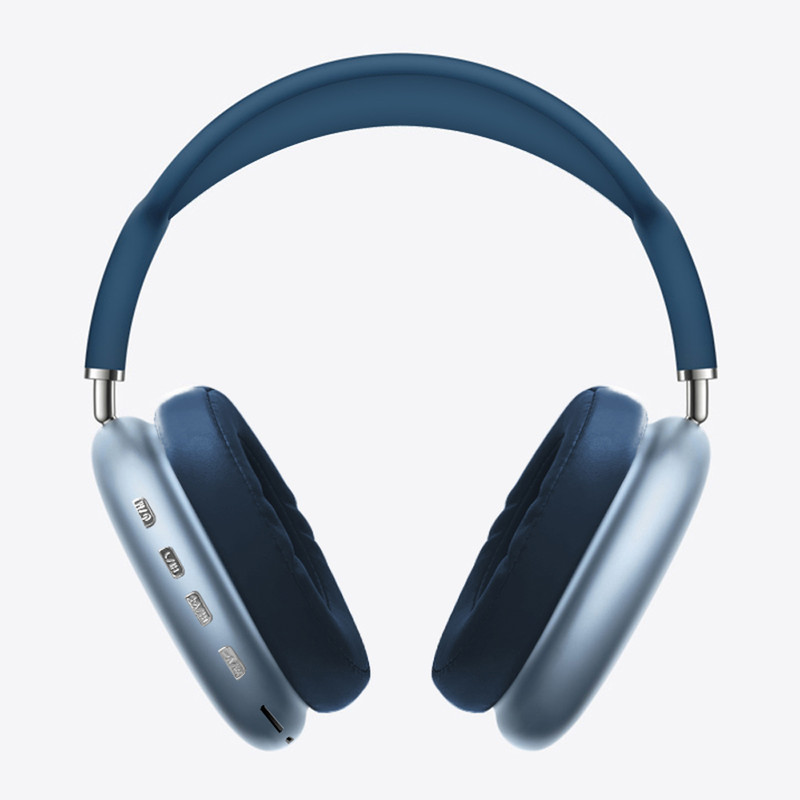 هدفون بلوتوثی مدل Airpods Max P9 بدون نویز کنسلینگ، درگاه شارژ USB Type-C، دارای میکروفون با کیفیت 105 دسیبل، مقاوم در برابر رطوبت و عرق